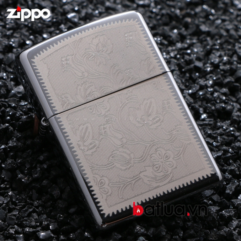 Bật lửa Zippo phiên bản tem hoa