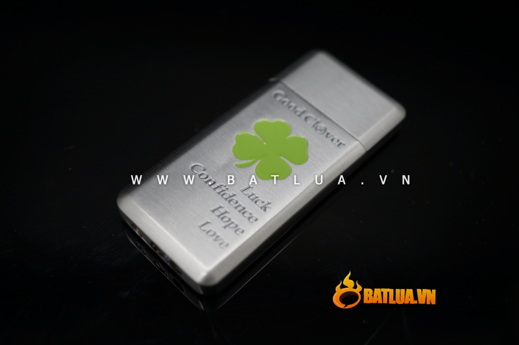 Bật lửa cỏ 4 lá may mắn Good Leaves