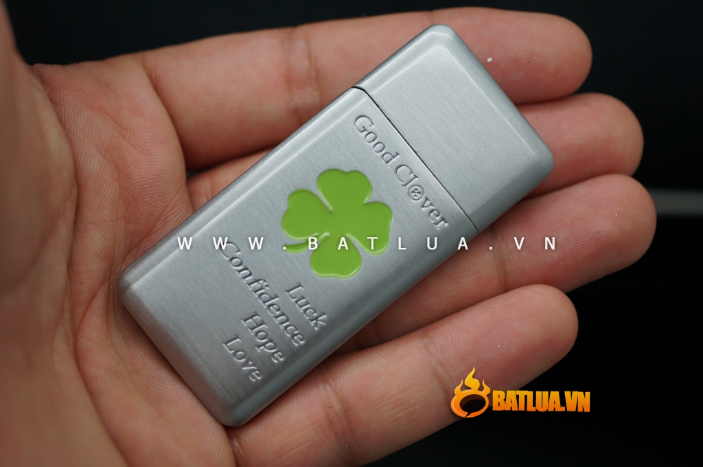 Bật lửa cỏ 4 lá may mắn Good Leaves