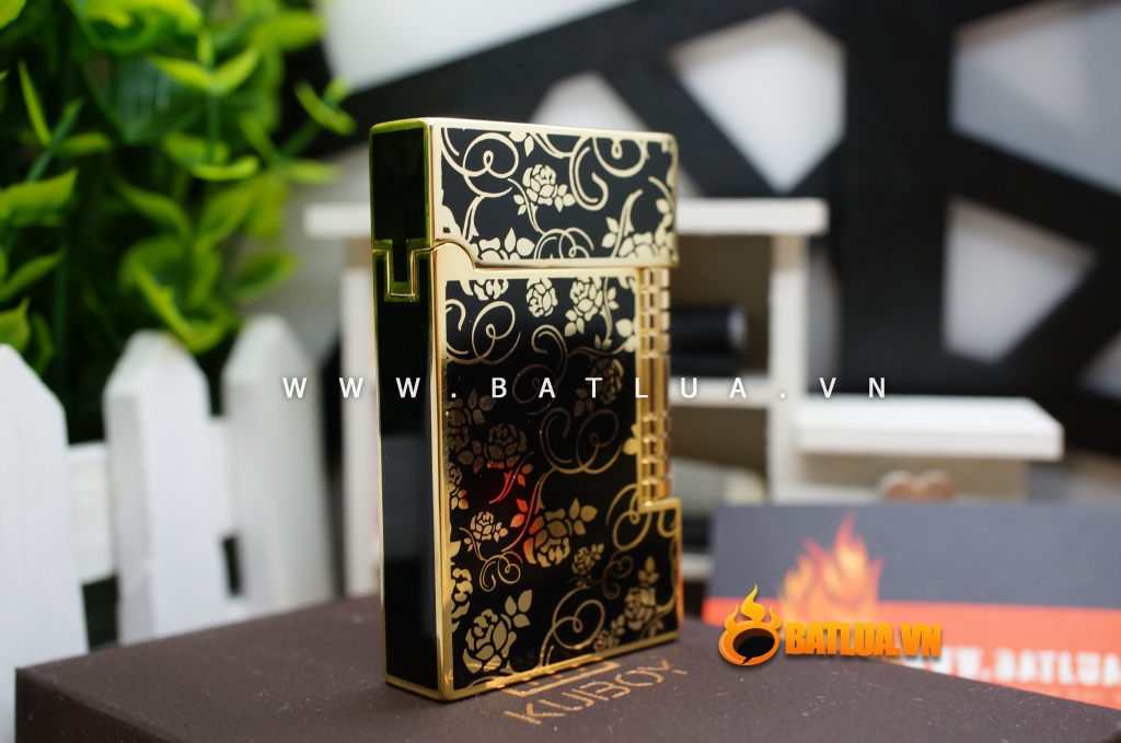 Bật lửa KUBOY chạm khắc hoa văn sắc sảo tinh tế KUBOY K1-12