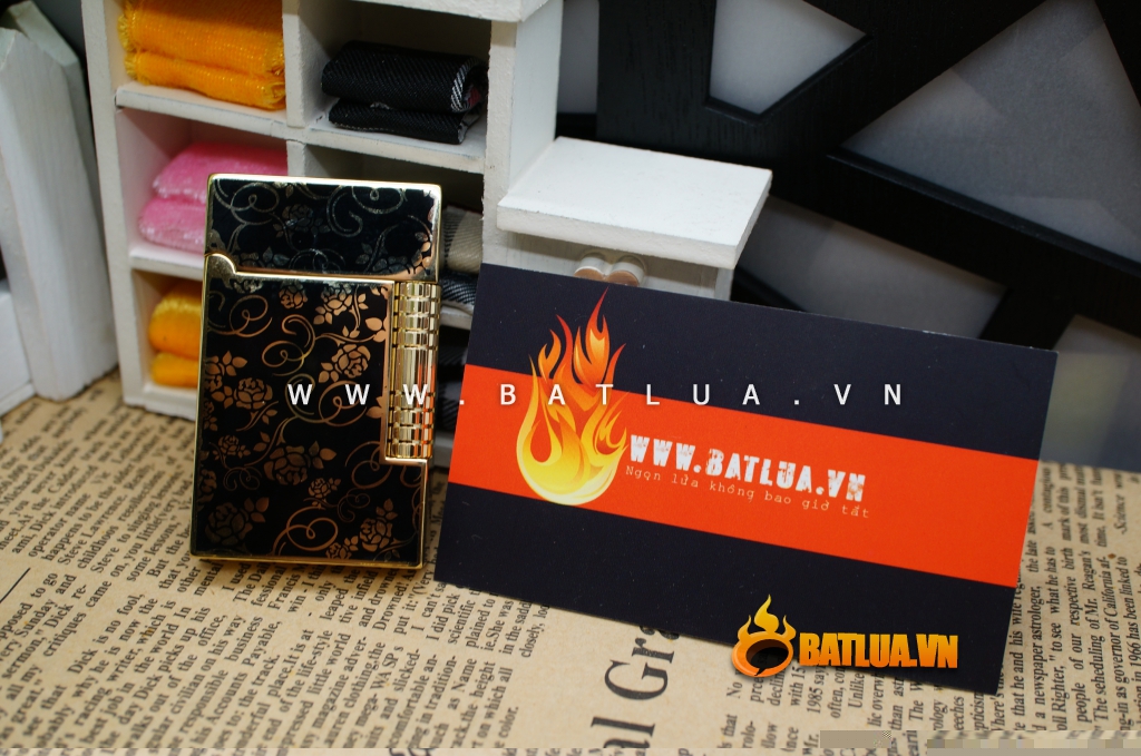 Bật lửa KUBOY chạm khắc hoa văn sắc sảo tinh tế KUBOY K1-12