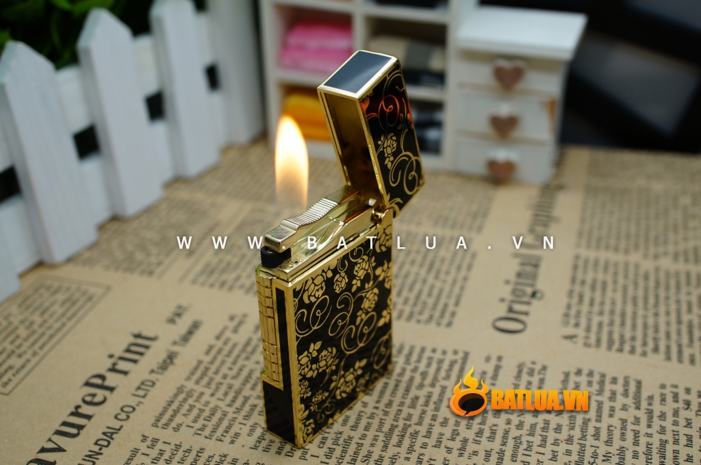 Bật lửa KUBOY chạm khắc hoa văn sắc sảo tinh tế KUBOY K1-12