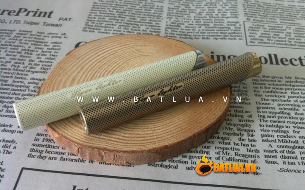 Bật lửa Tiger 858 hình trụ tròn thanh lịch nhiều màu sắc