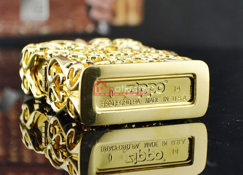 Bật lửa Zippo chính hãng Tana Toth vàng