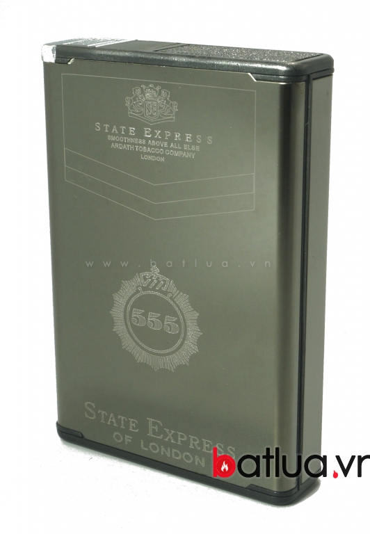 Hộp thuốc lá đa năng in logo 555 (Đen)