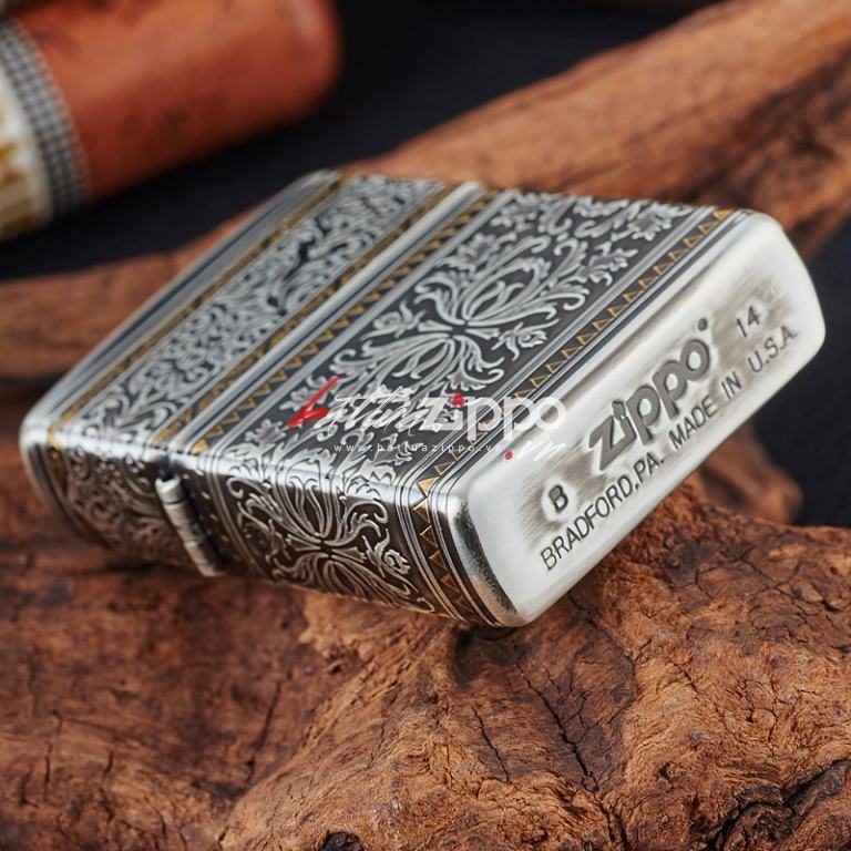 Bật lửa Zippo chính hãng chạm khắc hoa văn giới hạn