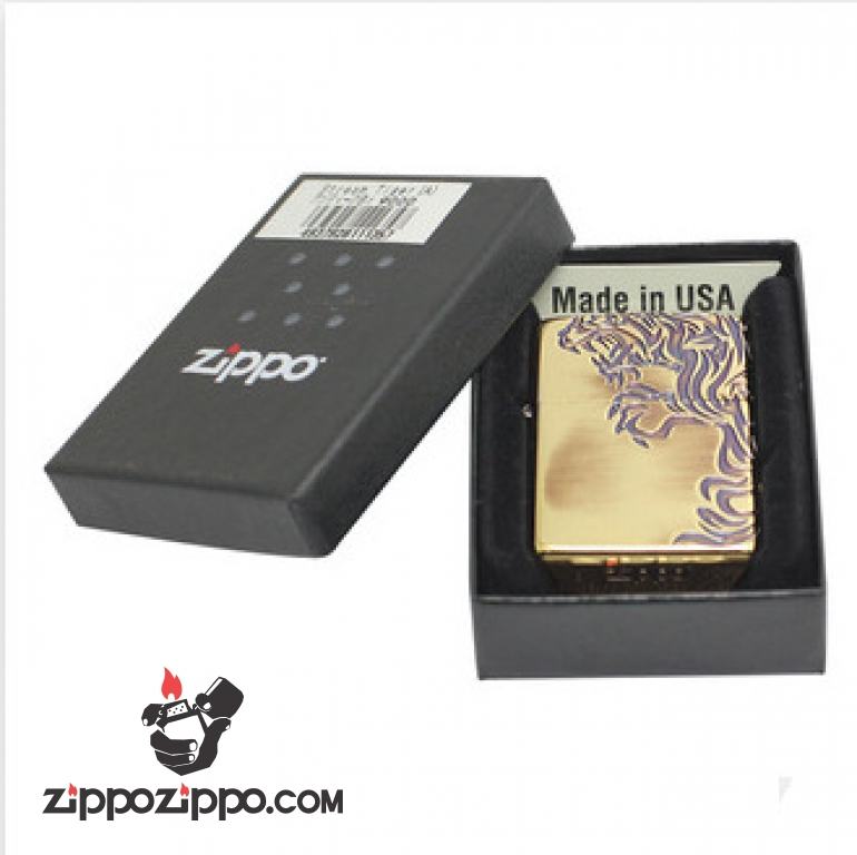 Bật lửa Zippo Đồng khắc hình Torayuki