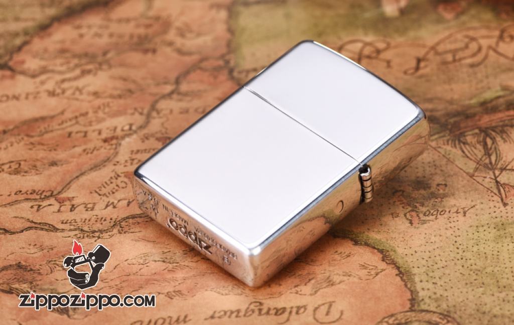 Bật lửa Zippo mạ bạc đính đá Limited Edition