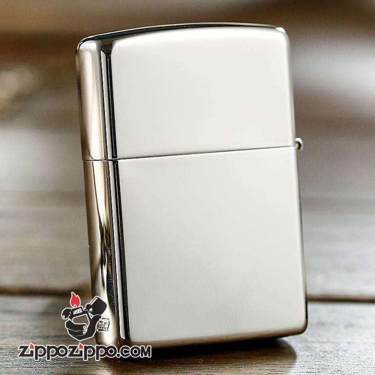 Bật lửa Zippo mạ bạc trạm khắc hoa văn Arabesque KR-8