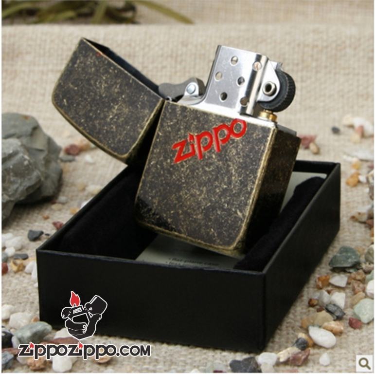 Bật lửa Zippo Đồng khắc chữ phiên bản Vintage 1941