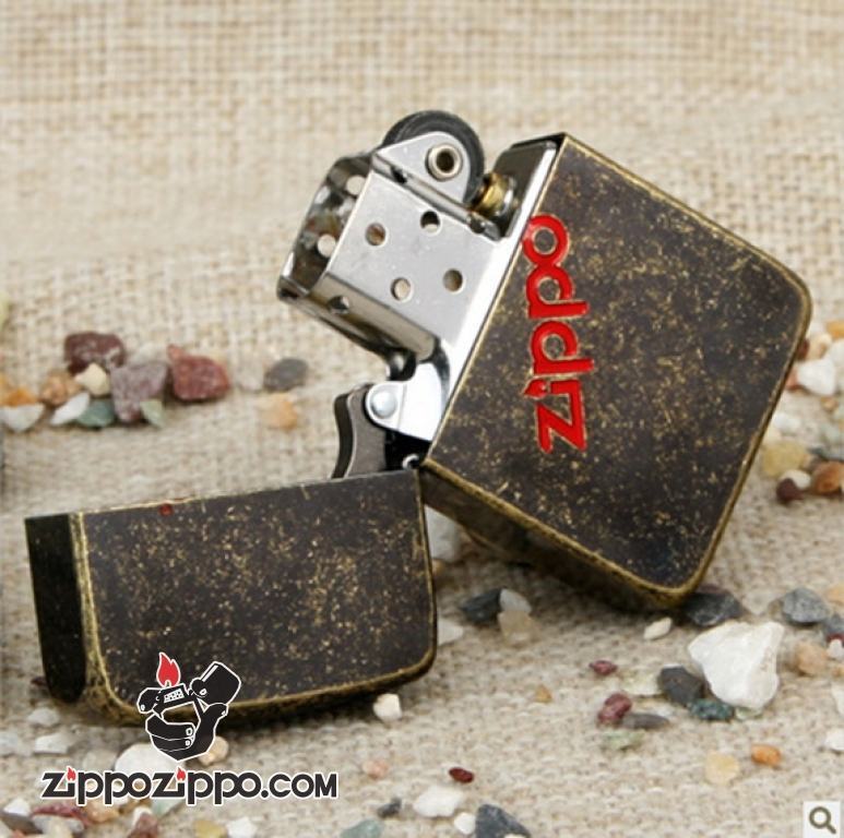 Bật lửa Zippo Đồng khắc chữ phiên bản Vintage 1941