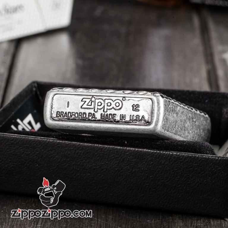 Bật lửa Zippo Bạc kẻ sọc