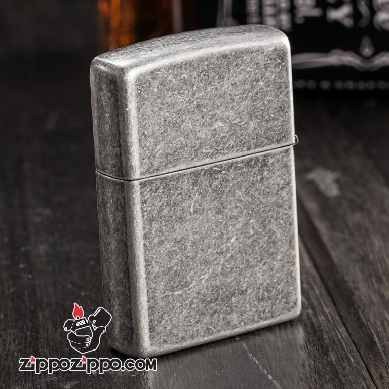 Bật lửa Zippo Bạc kẻ sọc