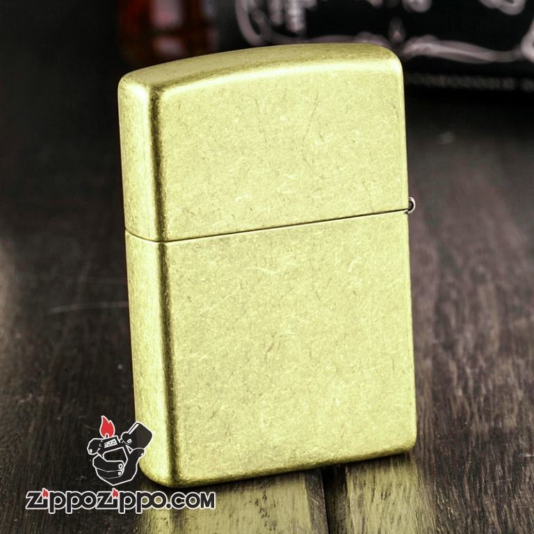 Bật lửa Zippo khắc nhẹ mặt đồng hồ la mã
