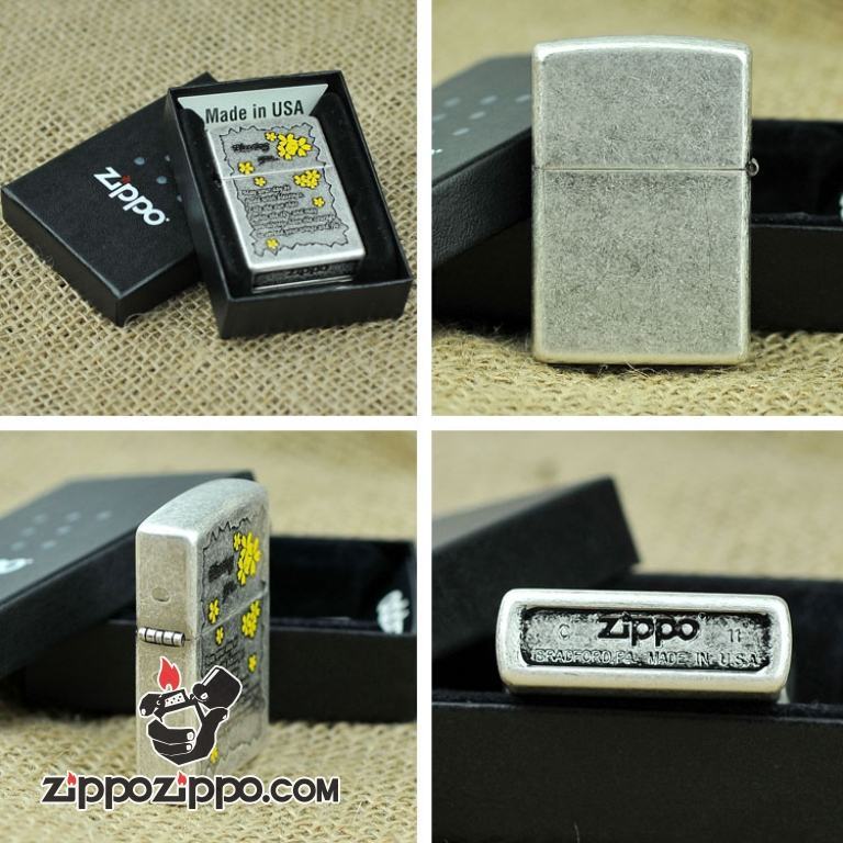 Bật lửa Zippo khắc bức thư tình