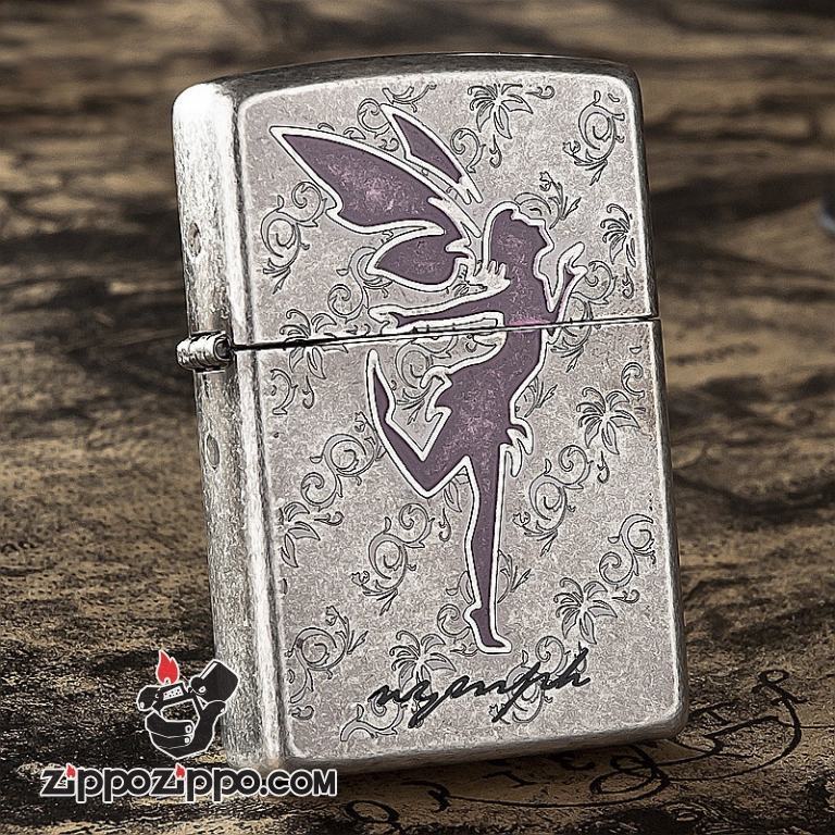 Bật lửa Zippo khắc tiên bay