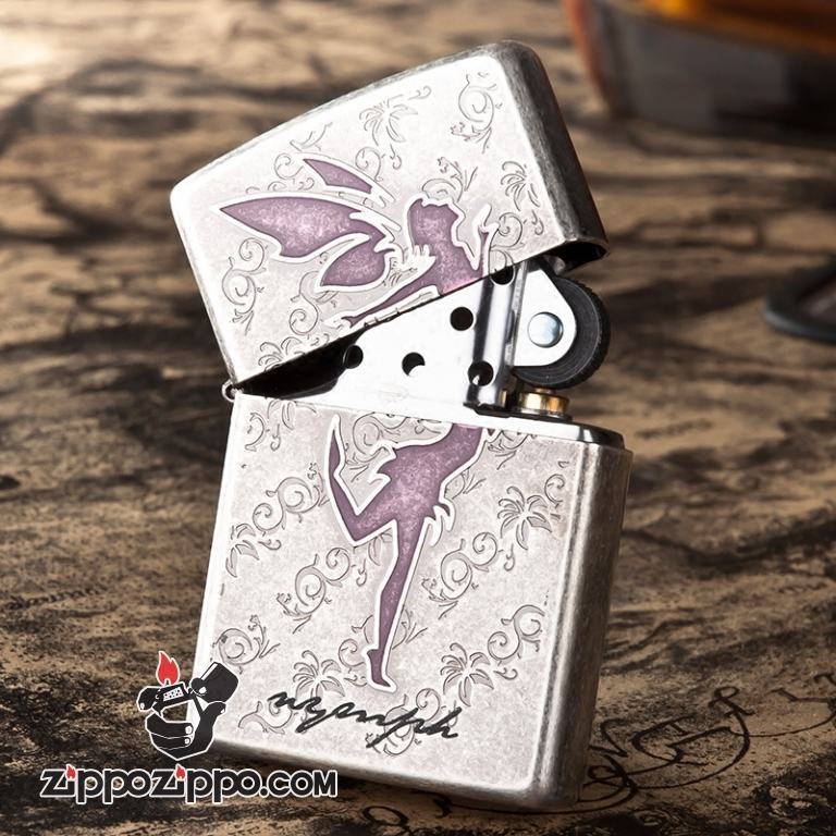 Bật lửa Zippo khắc tiên bay