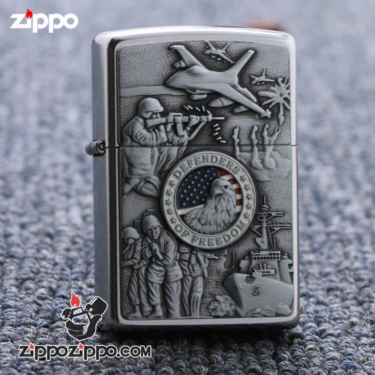 Bật lửa Zippo khắc quân sự Mỹ