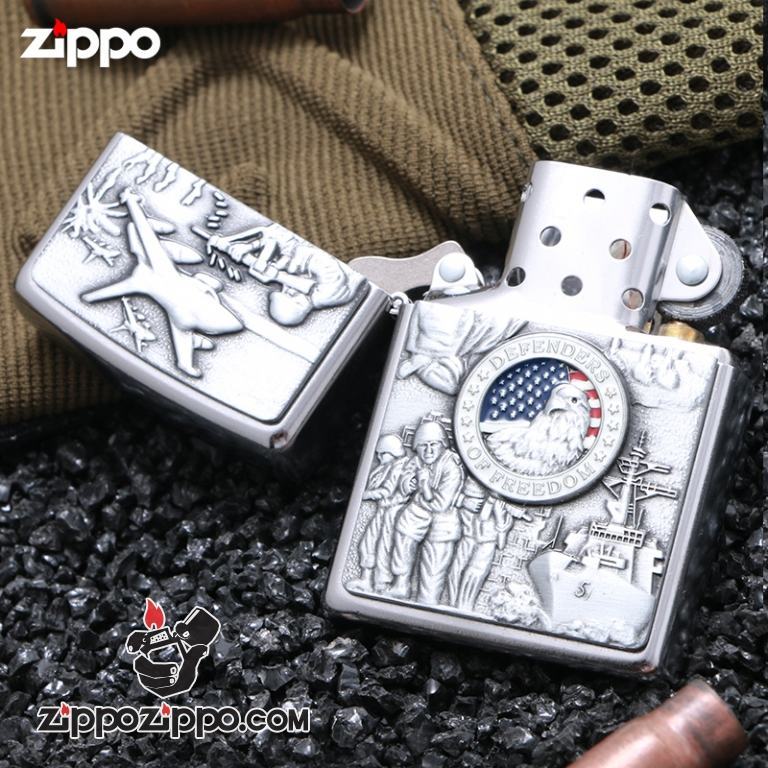 Bật lửa Zippo khắc quân sự Mỹ