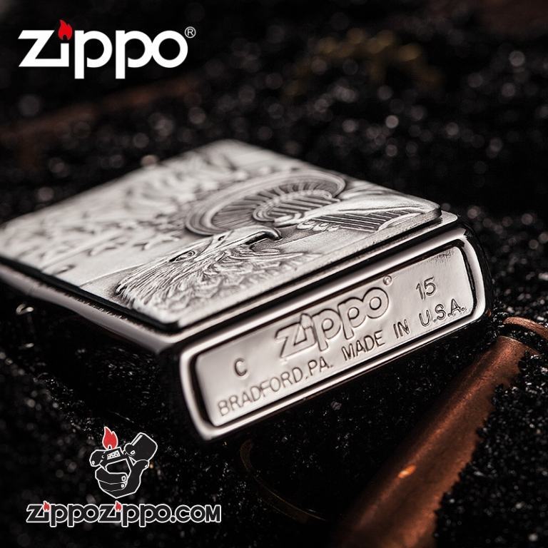 Bật lửa Zippo khắc biểu tượng cờ Mỹ