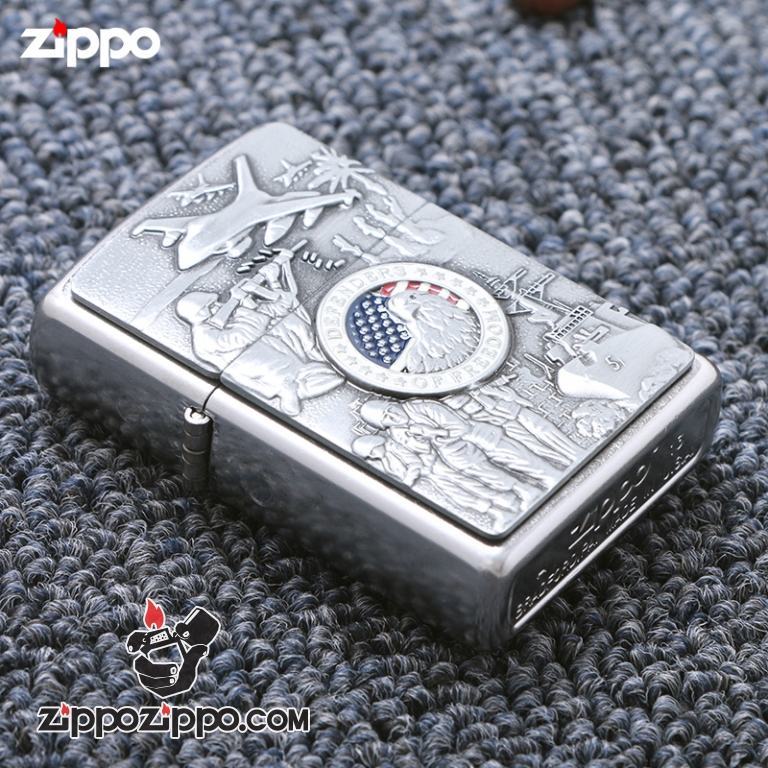 Bật lửa Zippo khắc quân sự Mỹ