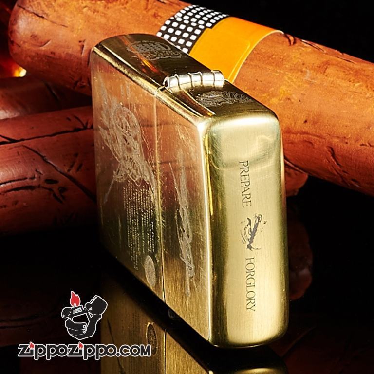 Bật lửa Zippo đồng phiên bản 300 chiến binh