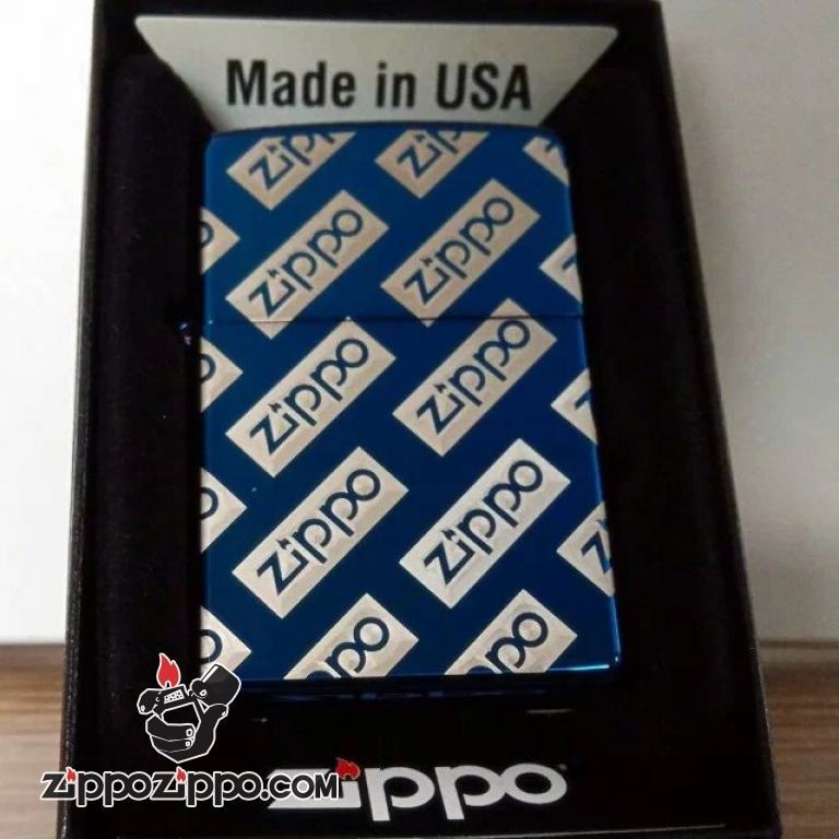 Bật lửa Zippo phiên bản Originalin nhiều chữ Zippo nền trắng