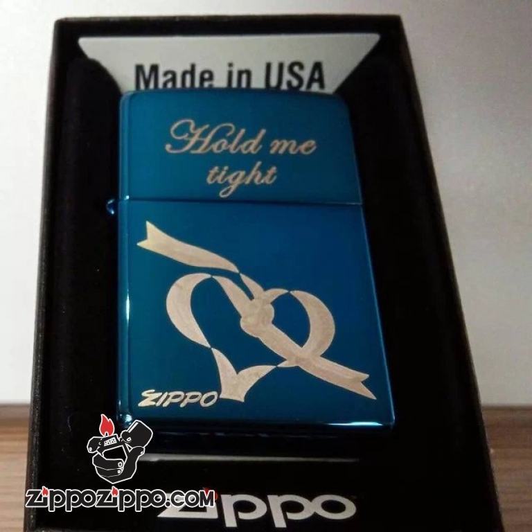 Bật lửa Zippo phiên bản Original in hình trái tim băng