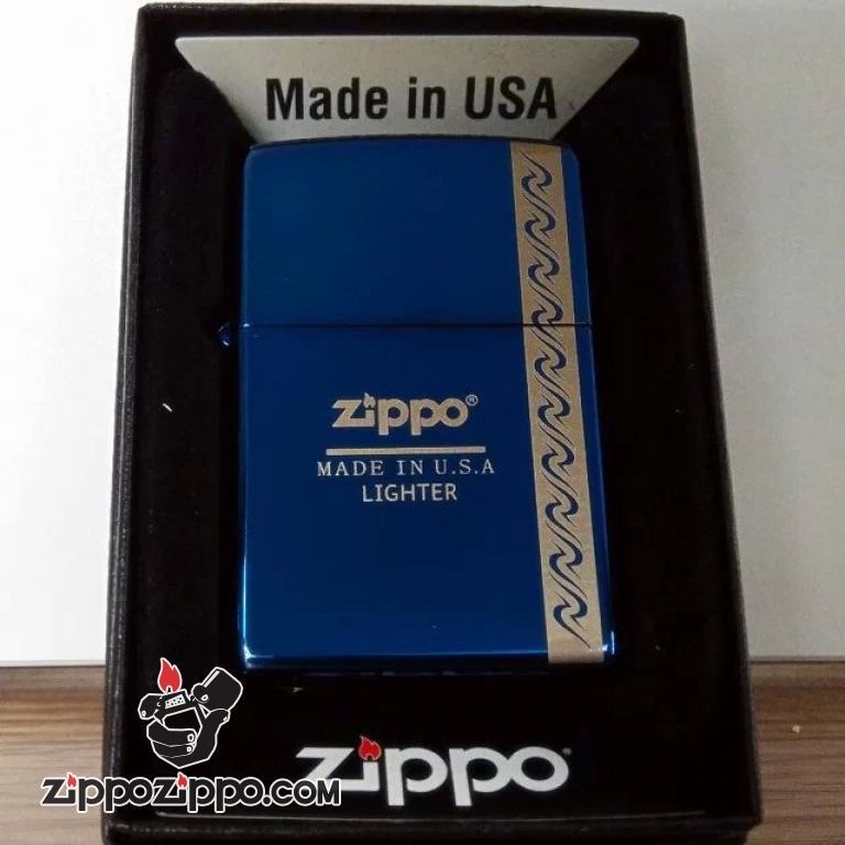 Bật lửa Zippo phiên bản Original khắc hoa văn viền bên