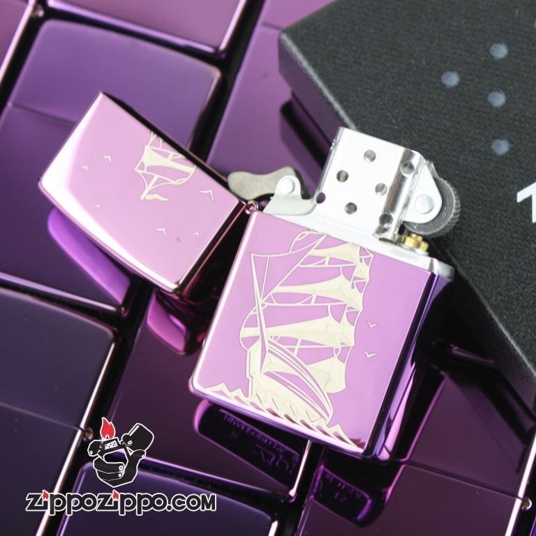 Bật lửa Zippo phiên bản Zibing in hình chiếc thuyền