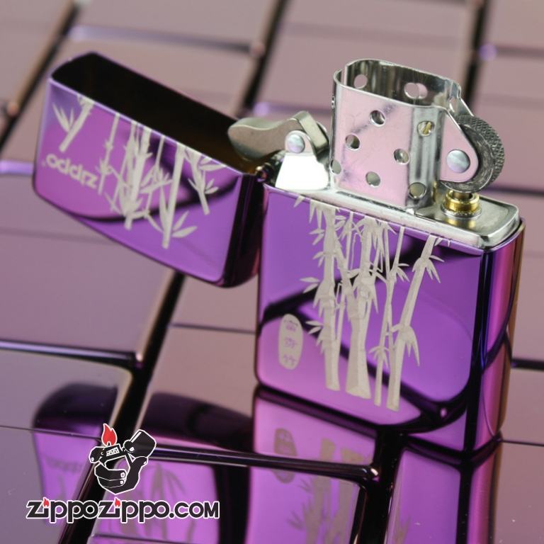 Bật lửa Zippo phiên bản Zibing in hình cây tre