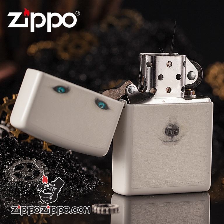 Bật lửa Zippo phiên bản Genuine trắng