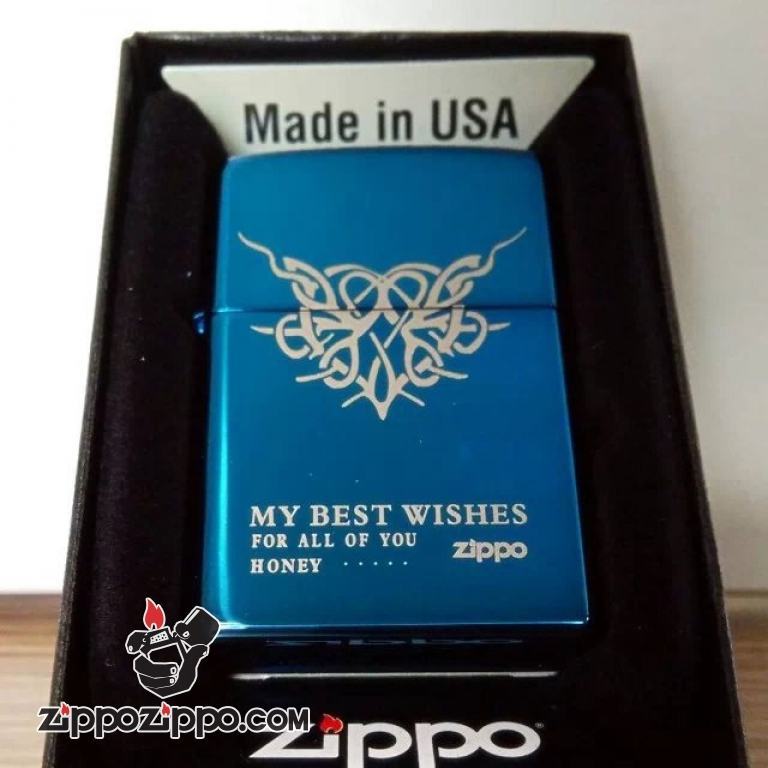 Bật lửa Zippo phiên bản Original tái bản huy hiệu trái tim