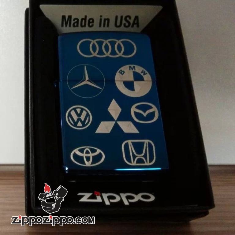 Bật lửa Zippo phiên bản Original in logo xe