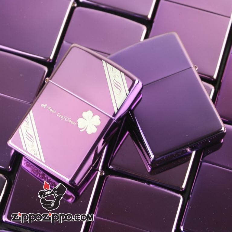 Bật lửa Zippo phiên bản Zibing Lucky Clover Beve