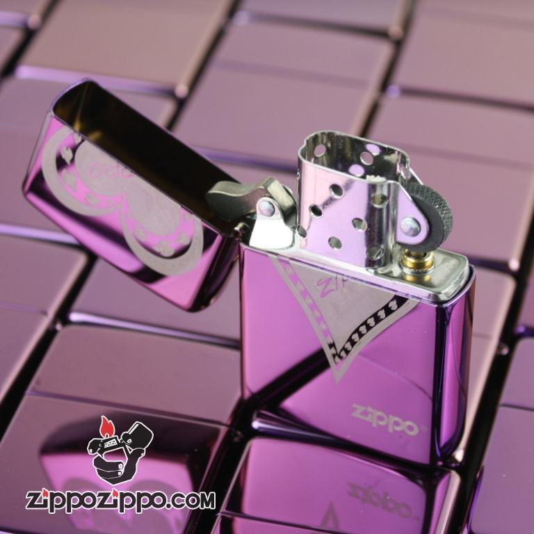 Bật lửa Zippo phiên bản Zibing in hình trái tim Zippo