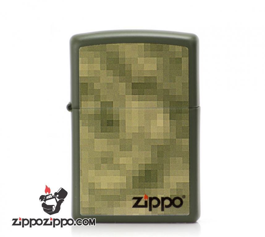 Bật lửa Zippo phiên bản Original quân đội màu xanh lá