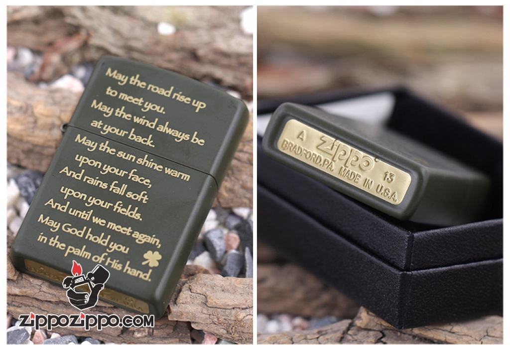 Bật lửa Zippo phiên bản Ailen Clover