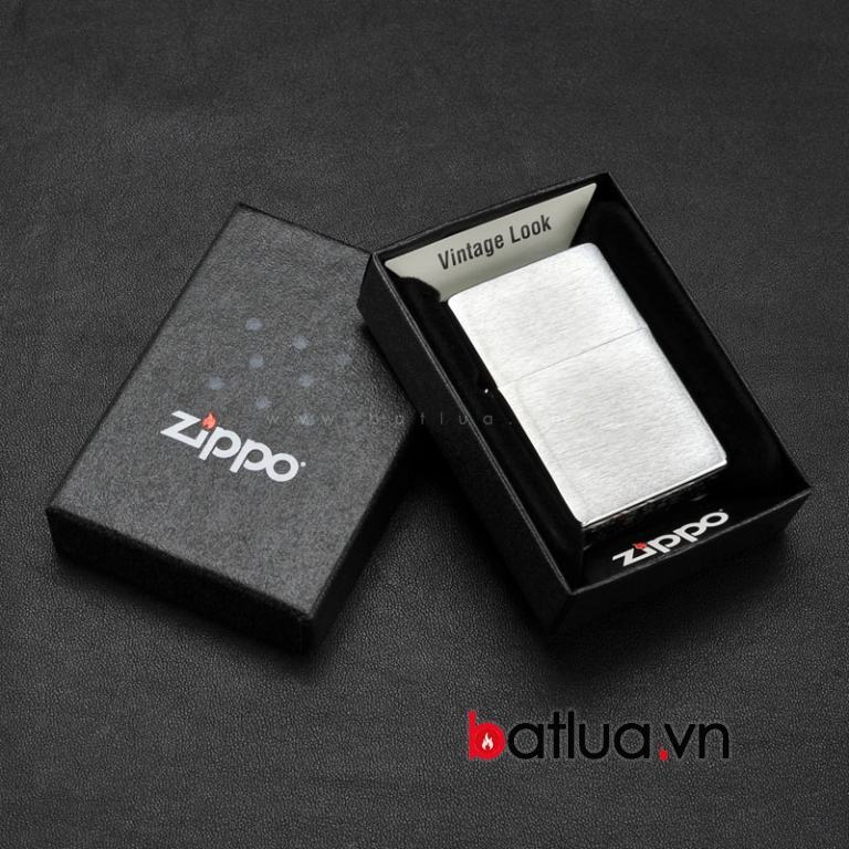 Bật lửa Zippo phiên bản xước ngang  bản dọc
