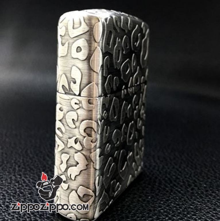 Bật lửa Zippo nguyên khối họa tiết đá hoa cương