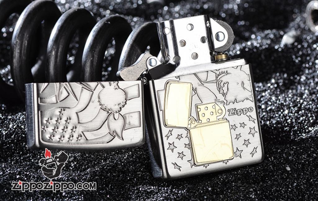 Bật lửa Zippo phiên bản Nhật khắc biểu tượng Mỹ