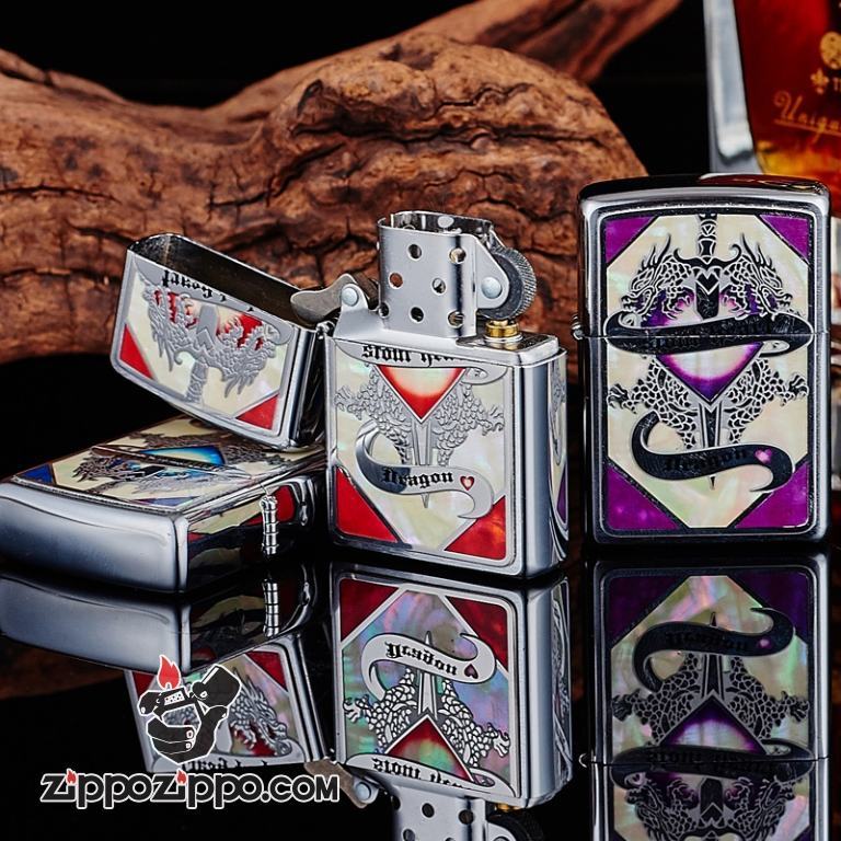 Bật lửa Zippo phiên bản Purple Heart of the Dragon