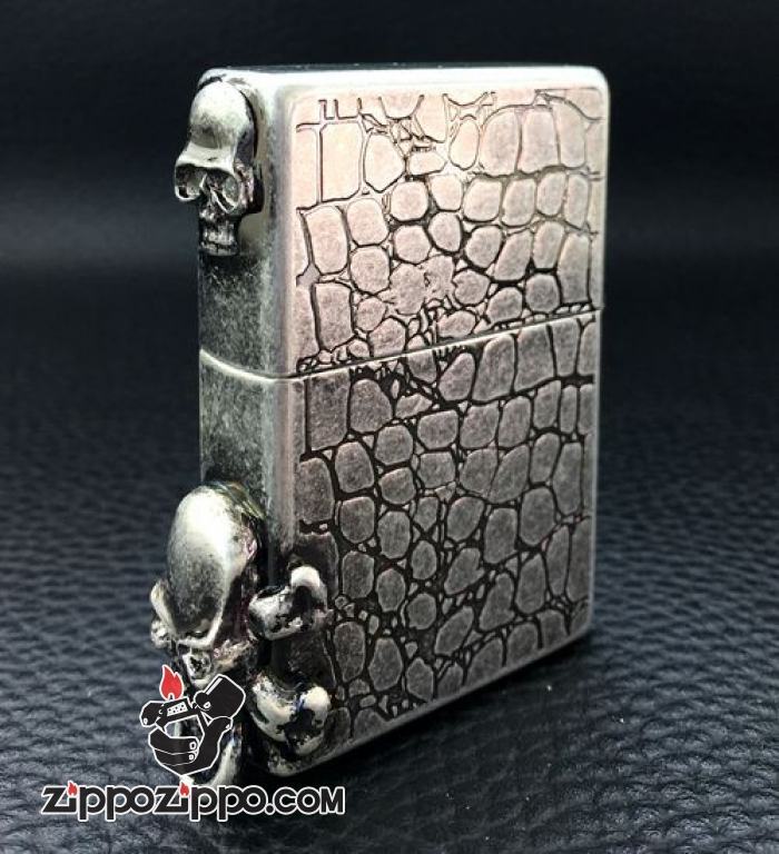 Bật lửa Zippo phiên bản 1937 đúc nổi hình đầu lâu