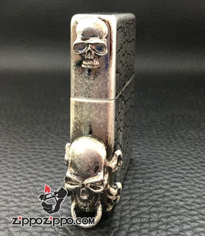 Bật lửa Zippo phiên bản 1937 đúc nổi hình đầu lâu