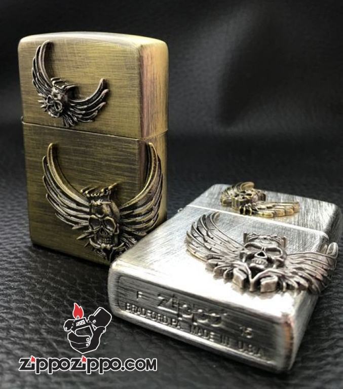 Bật lửa Zippo phiên bản Sọ Wings