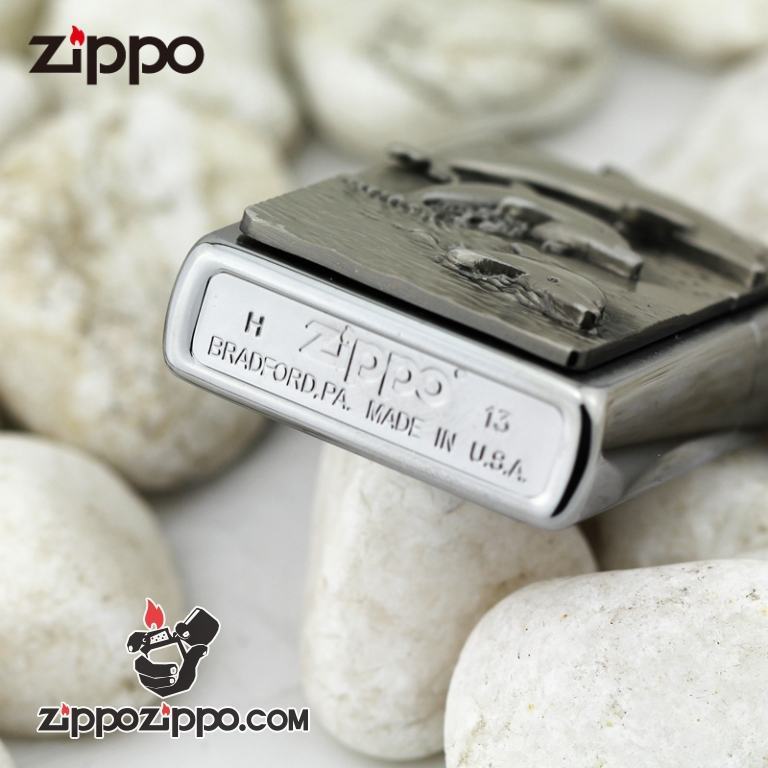 Bật lửa Zippo phiên bản Châu Âu Hình Cá Heo