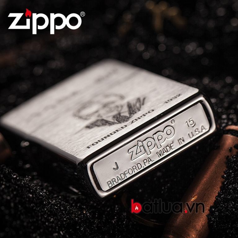 Zippo in hình ông tổ zippo 200FL