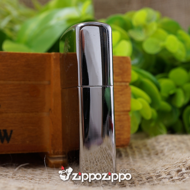 Zippo mầu bạc khắc hoa văn cá chép