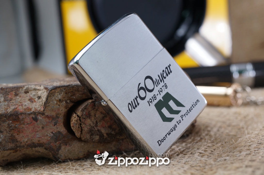 bật lửa zippo cổ out 60th year 1978