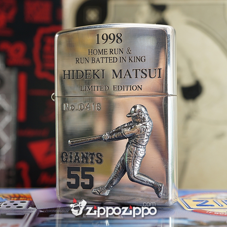 Zippo Cổ hideki matsui Sản Xuất Năm 1998